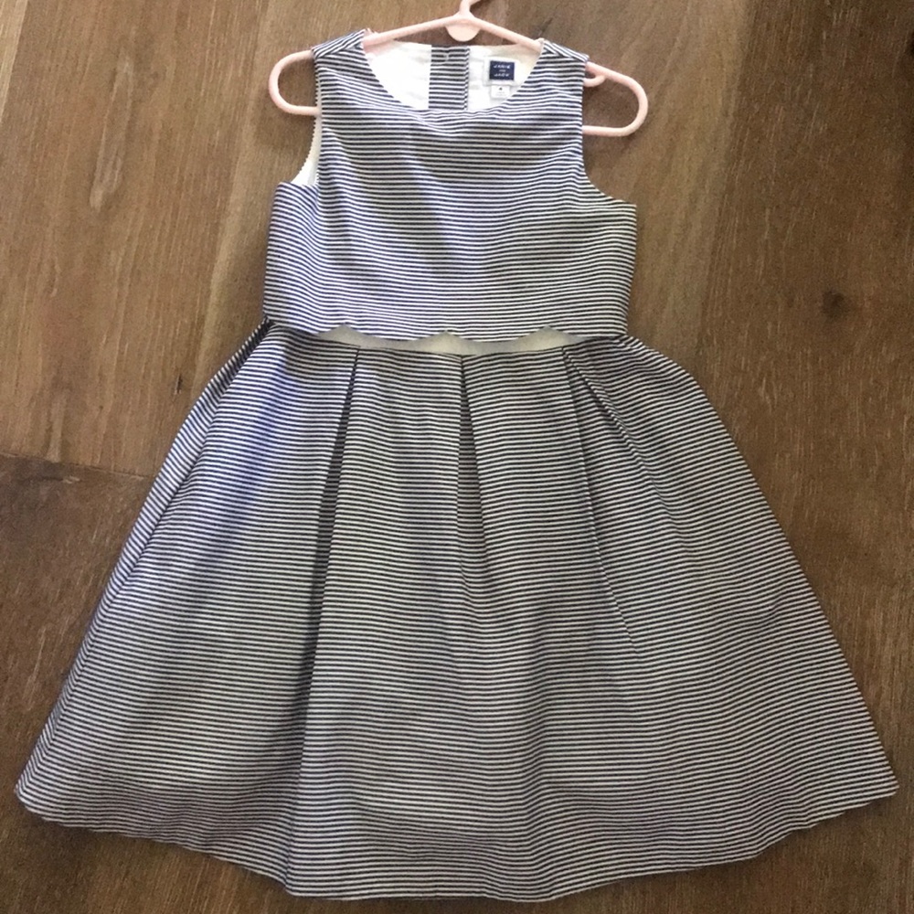 Janie and jack blue pinstripe dress